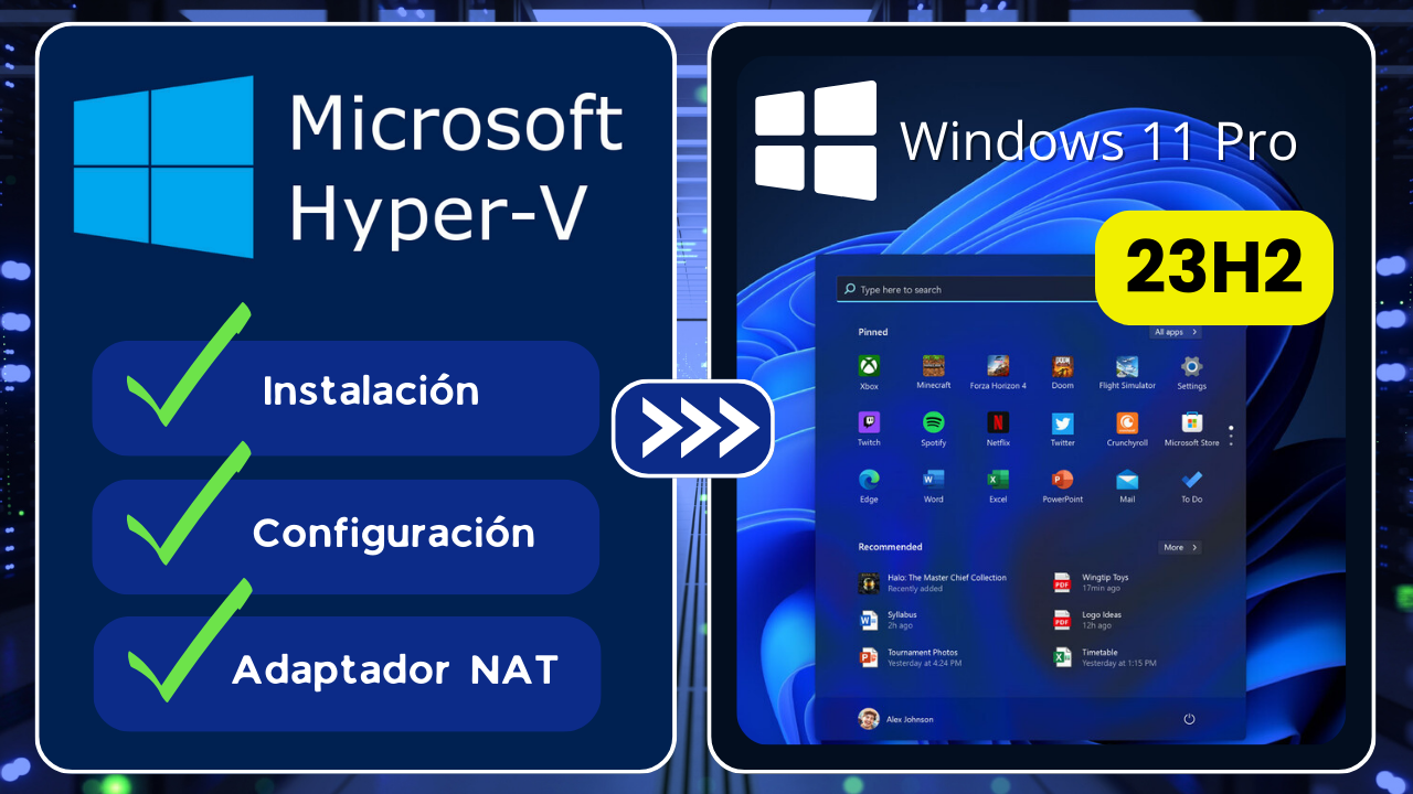 Cómo instalar Microsoft Hyper-V en Windows 11 Profesional 23H2