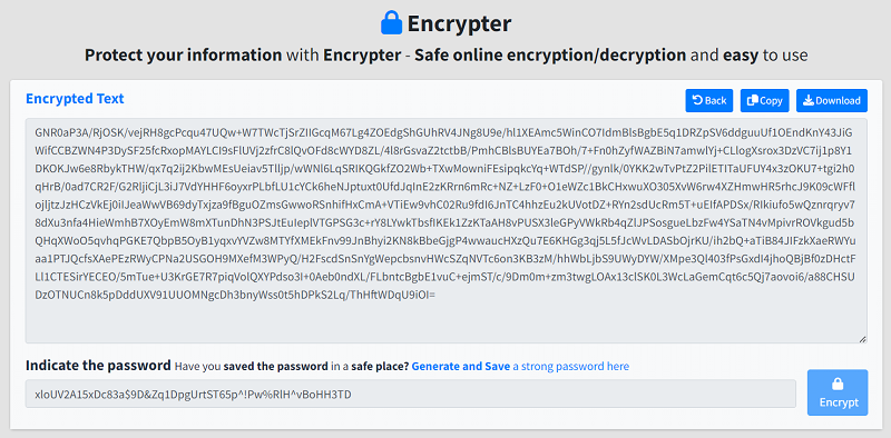 Encrypter and Decrypter - Secure and Easy-to-Use Online Encryption/Decryption