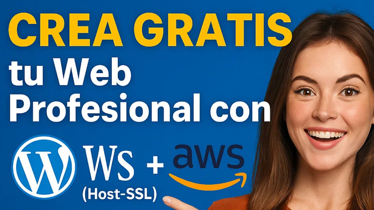 Crea GRATIS tu Web Profesional con WordPress con Host y SSL en AWS